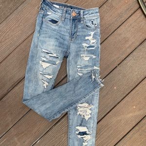 American Eagle High-Rise Ripped Jeggings